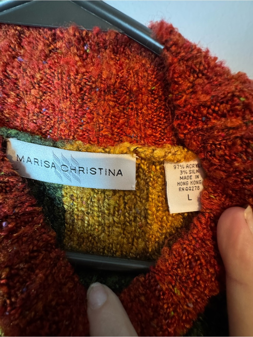 Vintage Patchwork Sweater - Picture 3 of 4